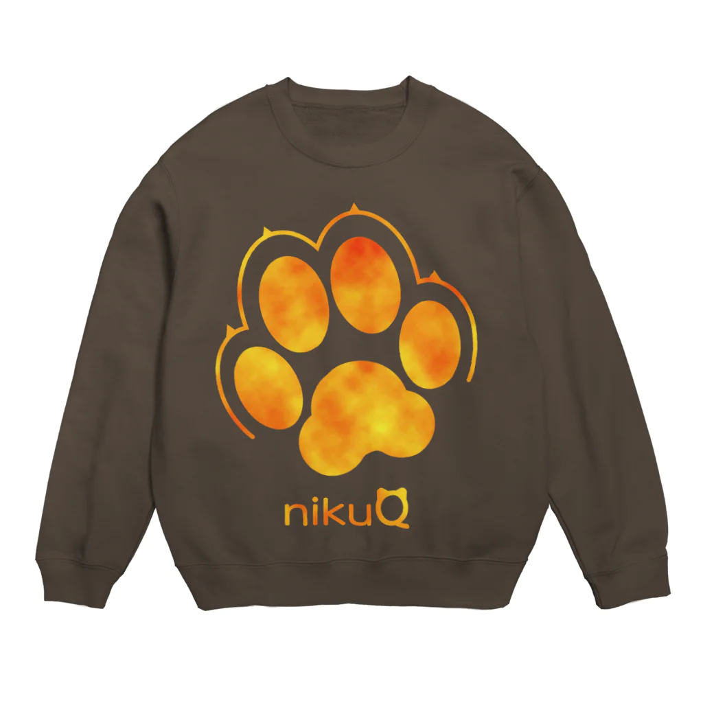 WebArtsの肉球をモチーフにしたオリジナルブランド「nikuQ」（犬タイプ）です スウェット