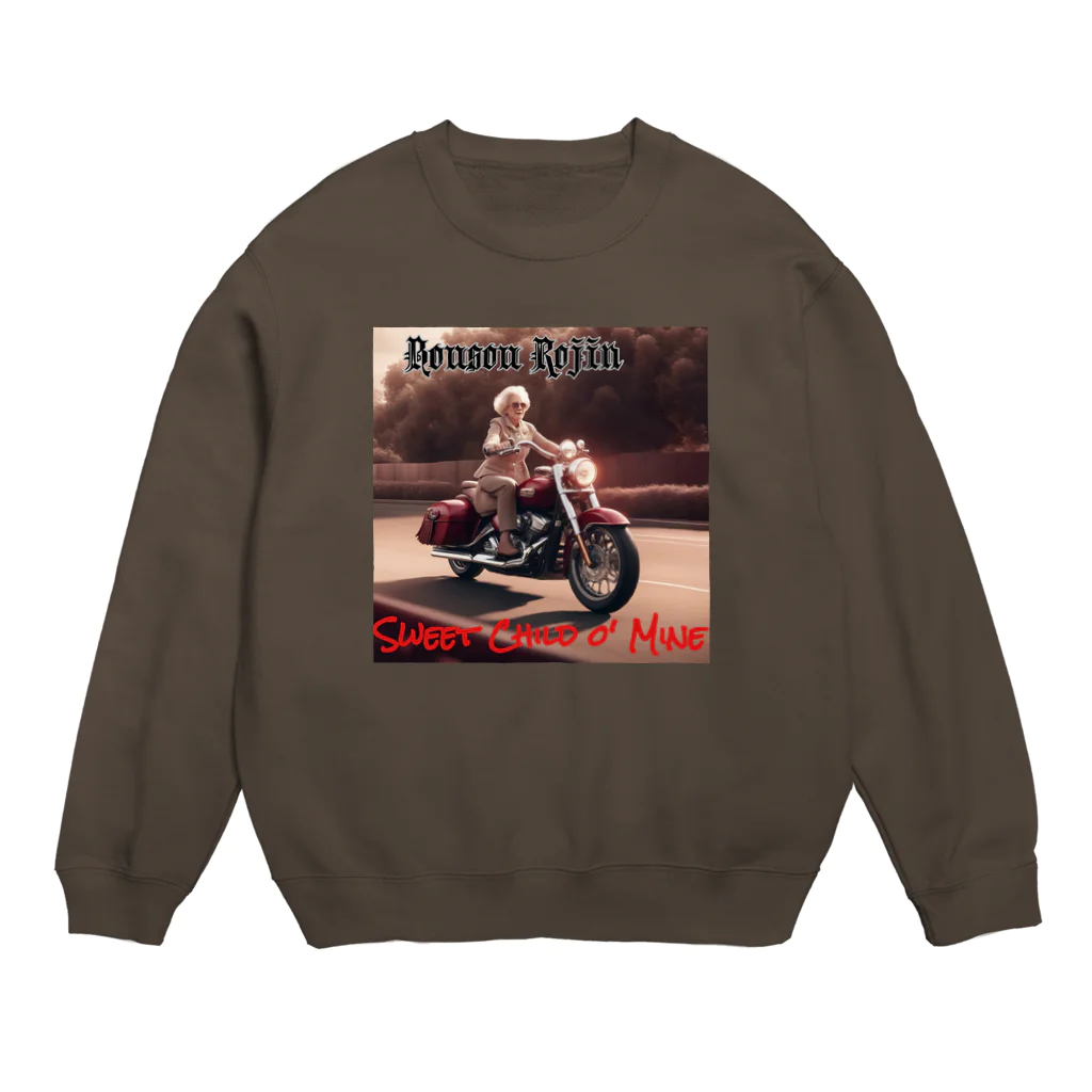 あっくす。の暴走老人シリーズ③ アメリカンver. Crew Neck Sweatshirt