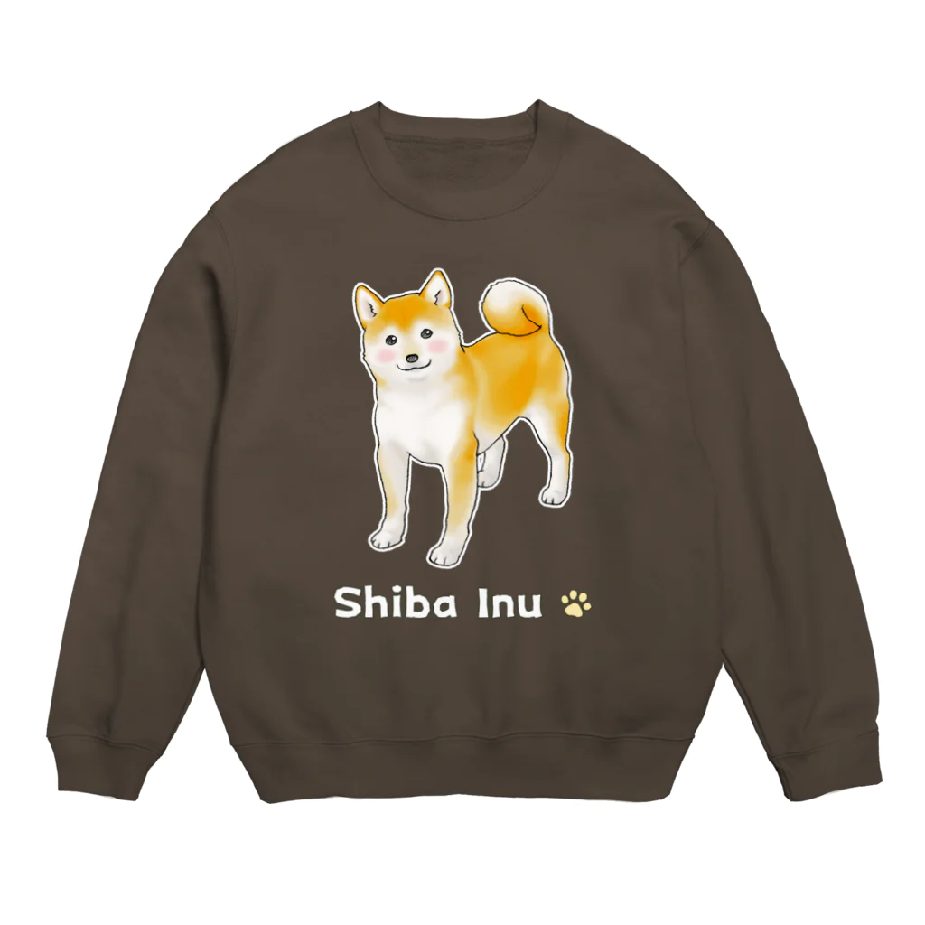 Shiba Inu Streetのちょっと照れている柴犬 スウェット