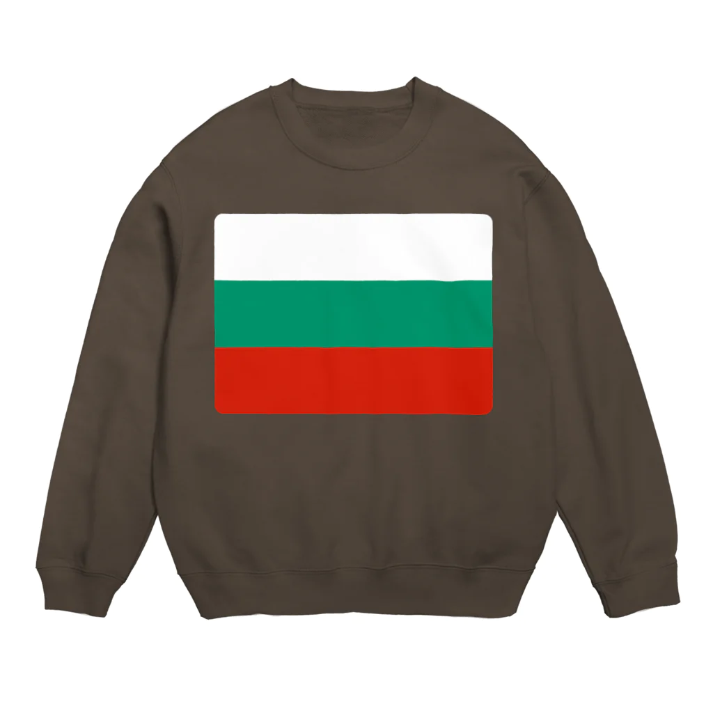 お絵かき屋さんのブルガリアの国旗 Crew Neck Sweatshirt