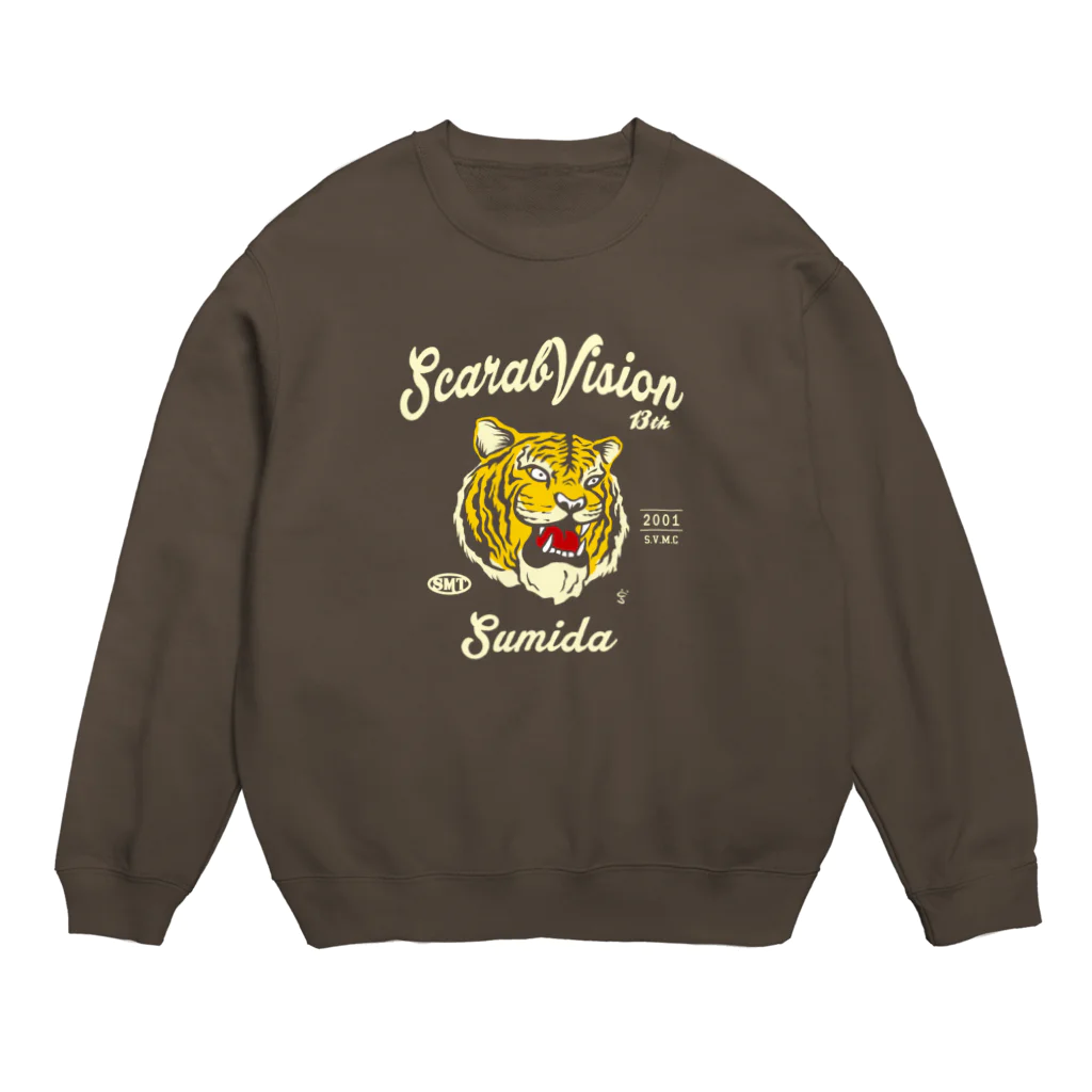 スカラヴィジョンのタイガー Crew Neck Sweatshirt