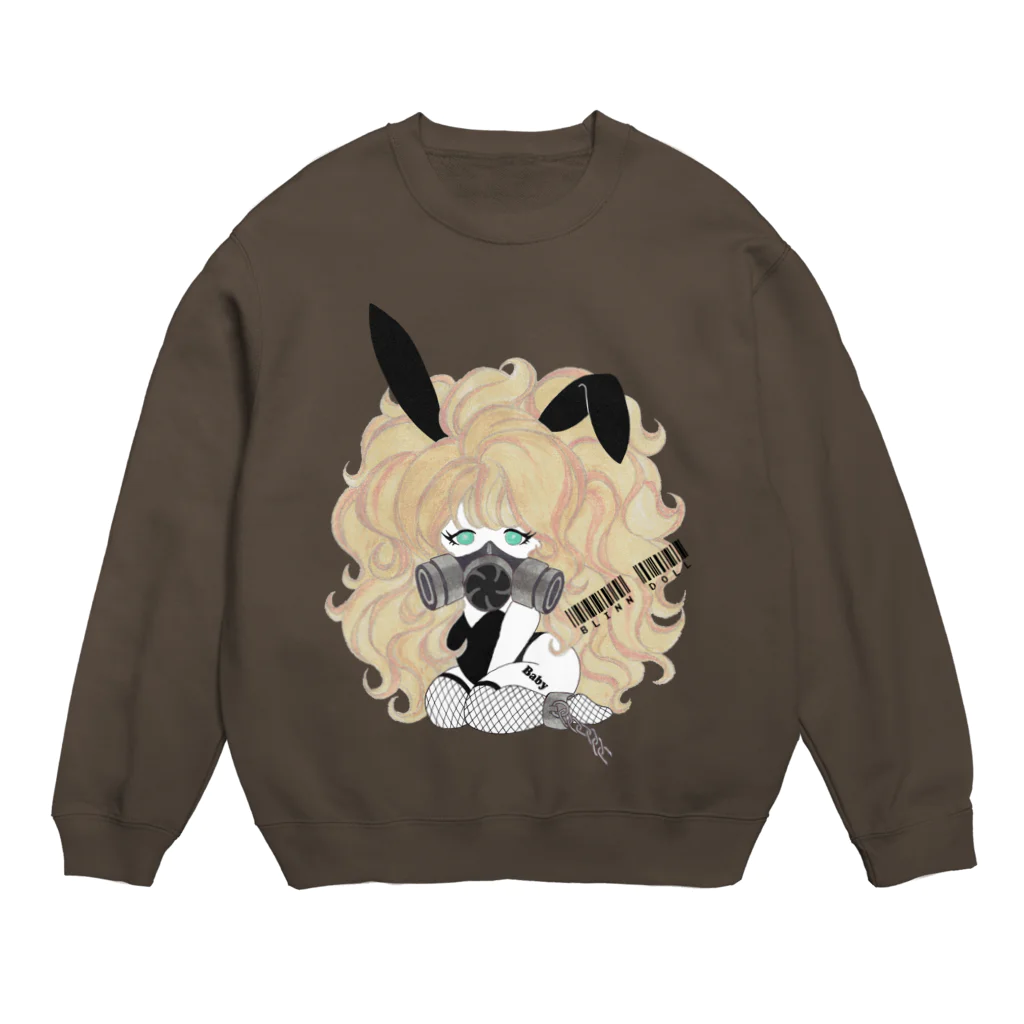 うららのすけのヒトリアソビのBlinnDoll❤E Crew Neck Sweatshirt