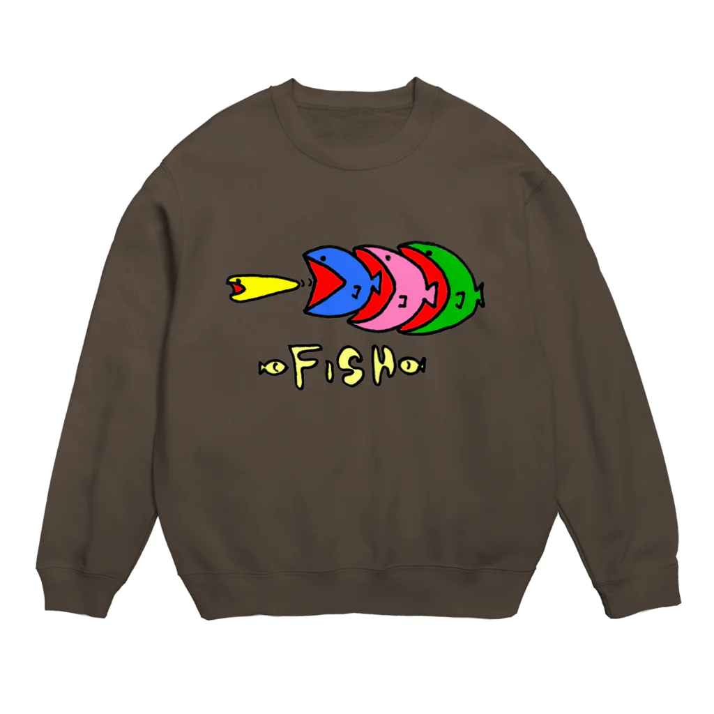 フトンナメクジのフィッシュ - FISH Crew Neck Sweatshirt