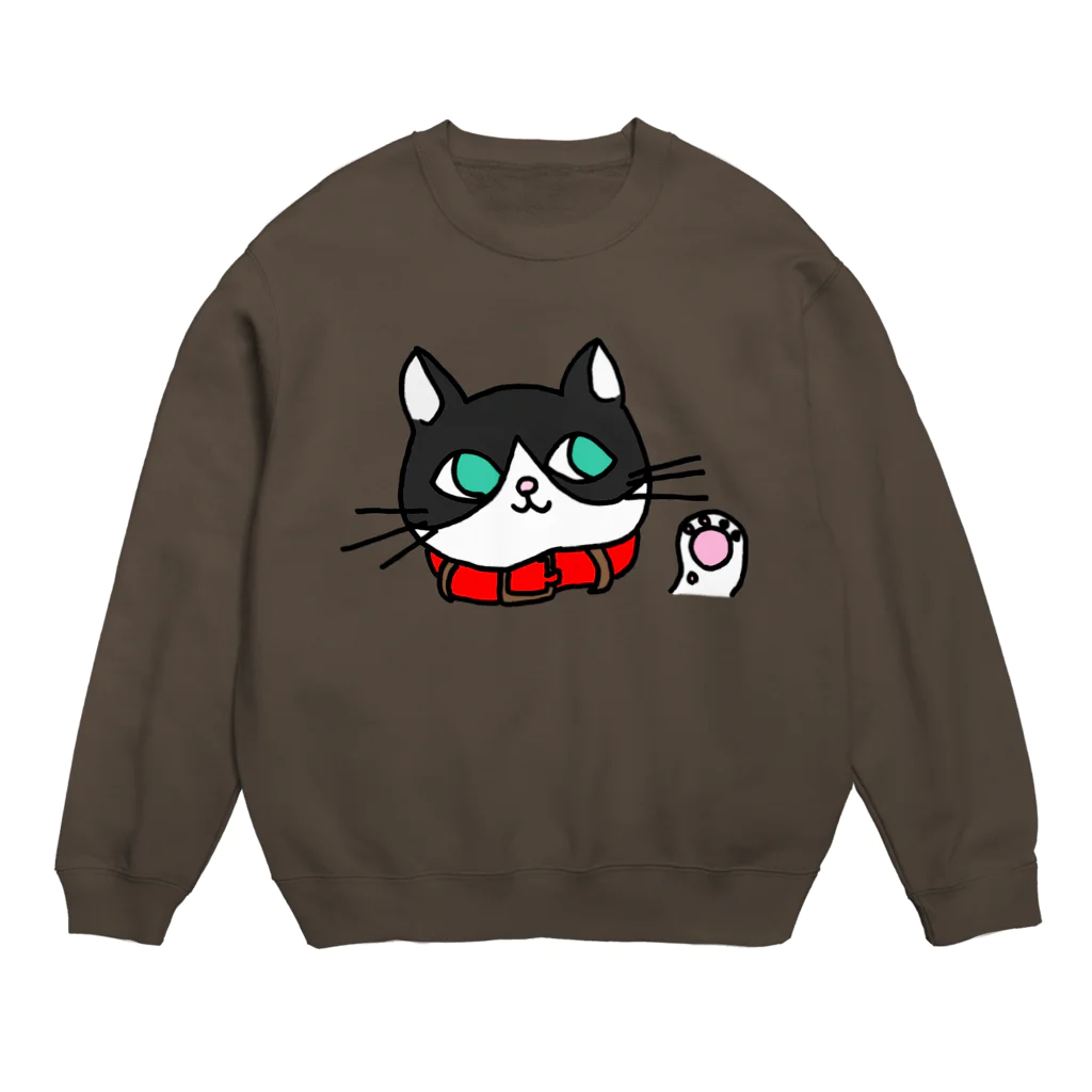 フトンナメクジのみゅうみゅうフェイス - miumiu face Crew Neck Sweatshirt