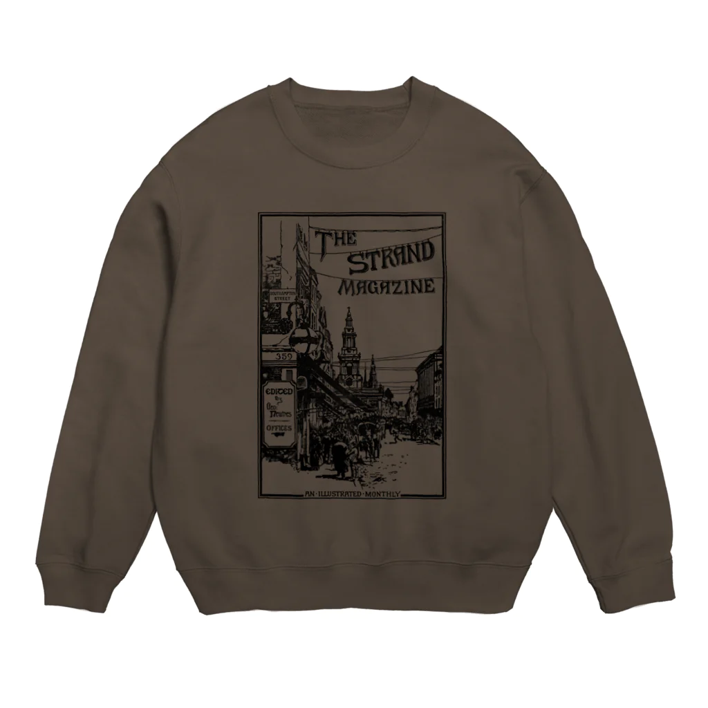 古書　天牛書店のストランド・マガジンの表紙<ブック・デザイン> Crew Neck Sweatshirt