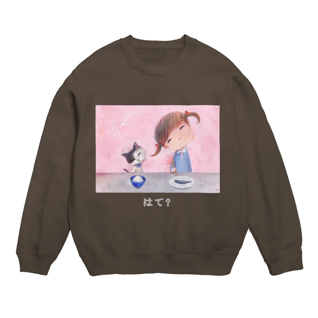 YONEKURA JUNEのみーとみっちゃん [はて？] Crew Neck Sweatshirt