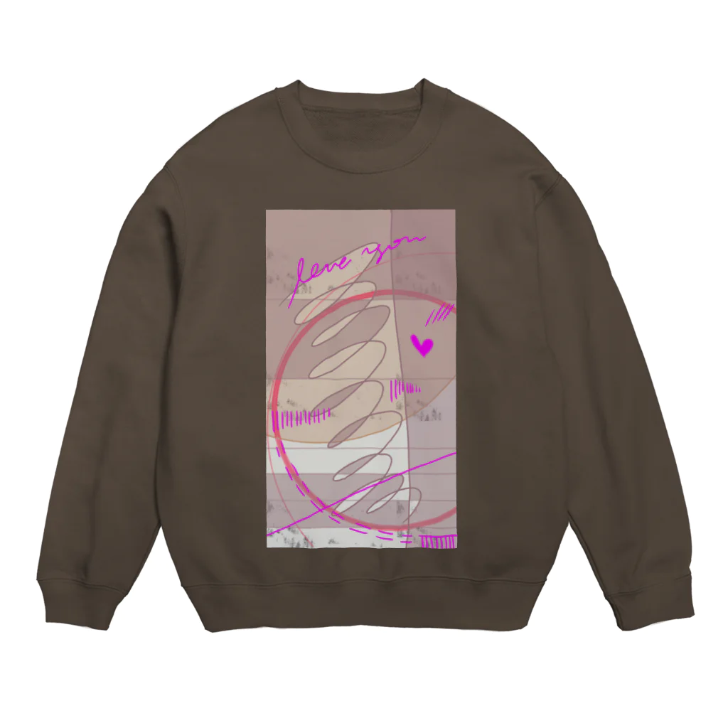 ぬっのらぶゆー Crew Neck Sweatshirt