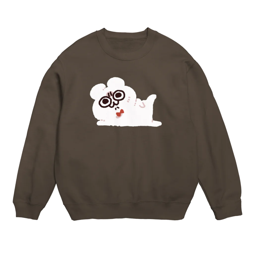 テディ轟のセクシー・ホワイト・テディ轟 Crew Neck Sweatshirt