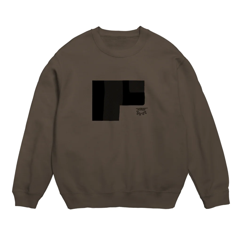 ichinoのすきっ歯まつ毛くん Crew Neck Sweatshirt