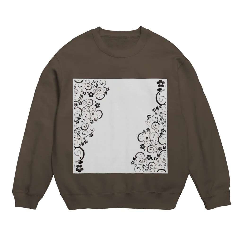 Rainbow Rose Paletteのflower Crew Neck Sweatshirt