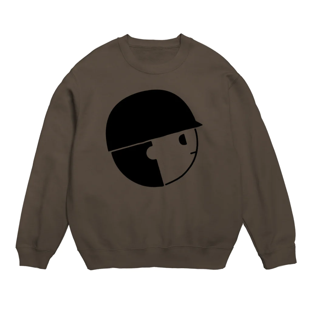 はてなのブラック大チェッカーくん（仮） Crew Neck Sweatshirt