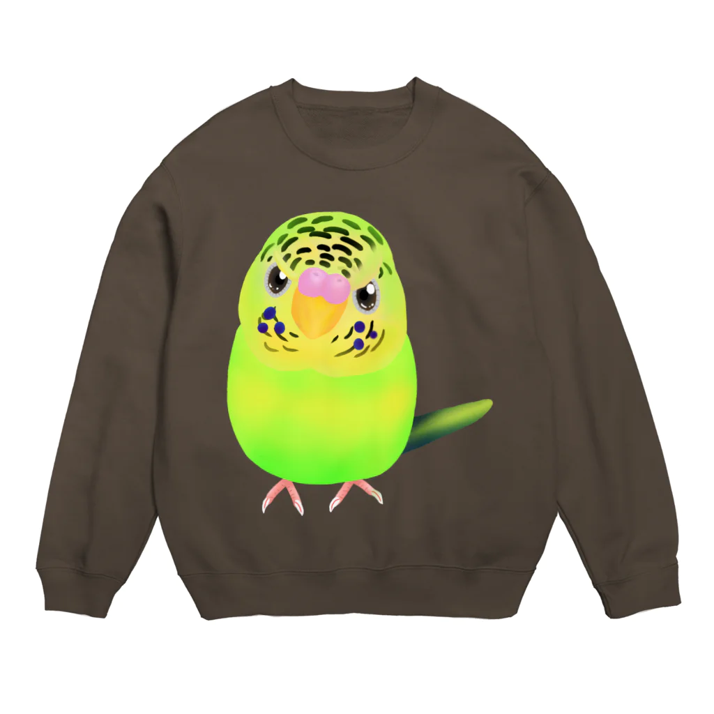 Lily bird（リリーバード）のうるうる黄緑ジャンボ① Crew Neck Sweatshirt