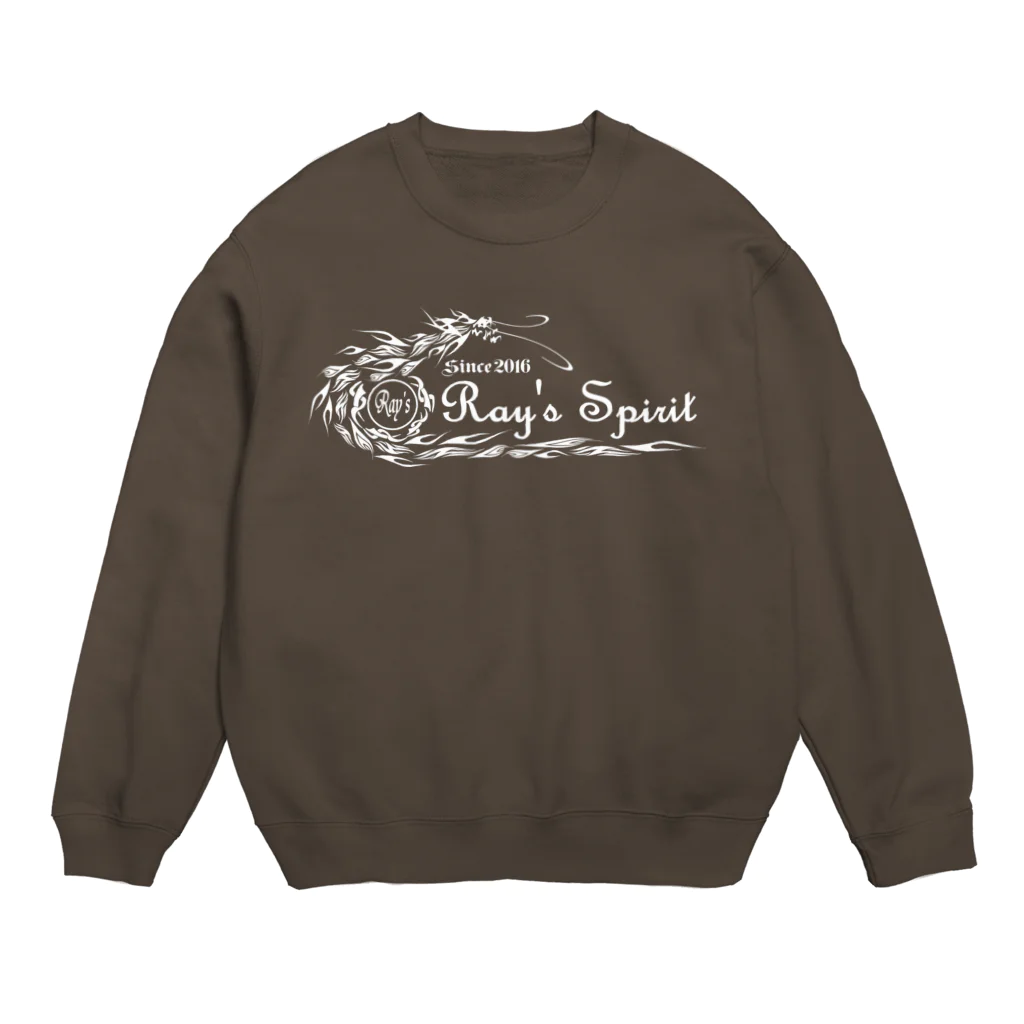 Ray's Spirit　レイズスピリットのRay's Spirit Logo ⑨（WHITE） Crew Neck Sweatshirt