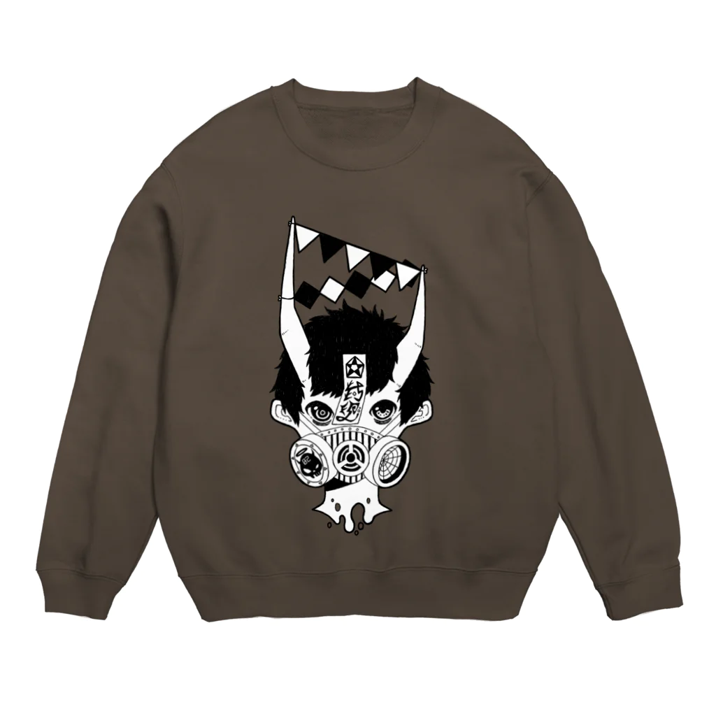 UBUHIGE GALLERYの02【鬼】 Crew Neck Sweatshirt