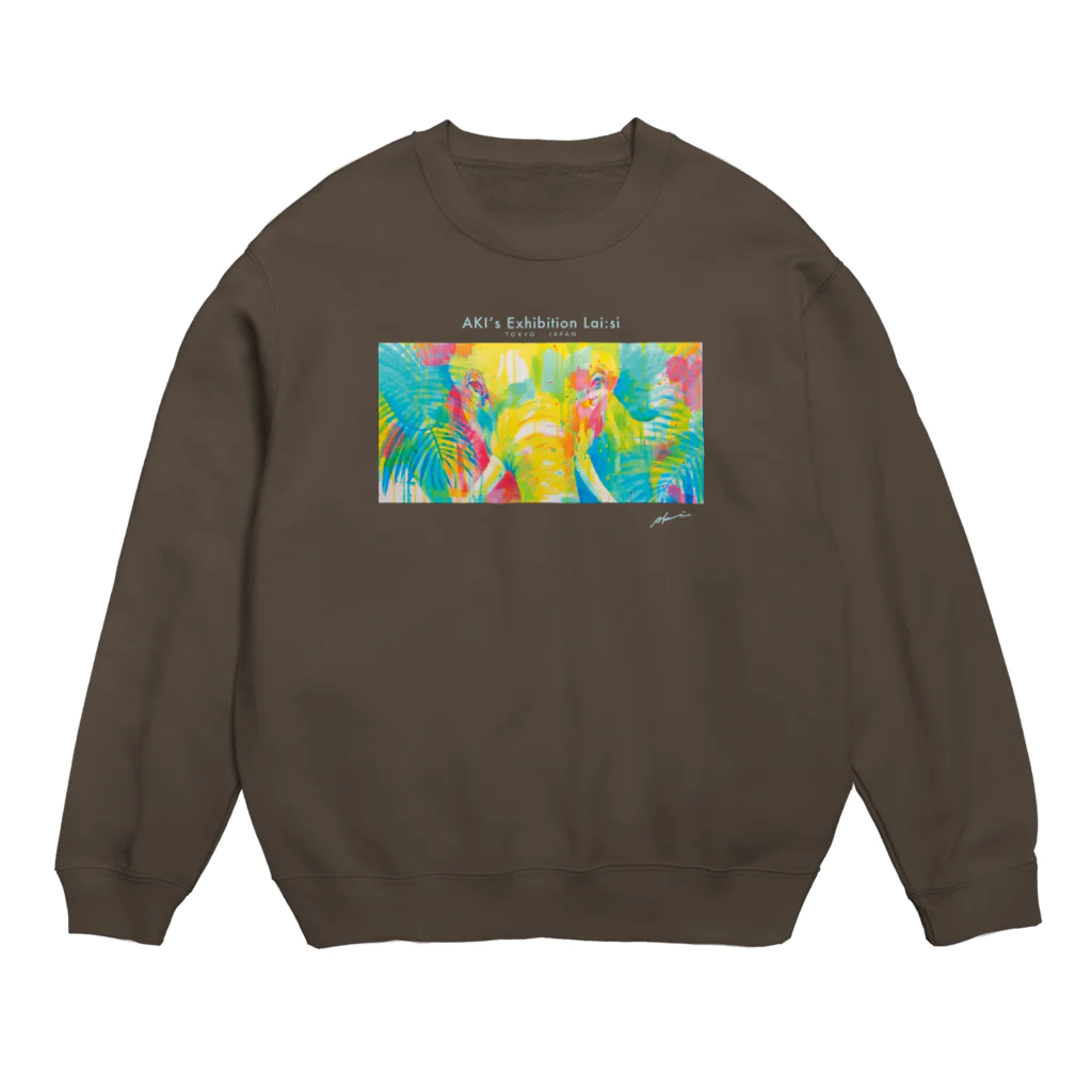 Akiss art ONLINE SHOPのあなたと見つめ合う Crew Neck Sweatshirt