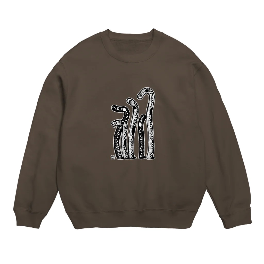 ウチダヒロコ online storeのチンアナゴ Crew Neck Sweatshirt