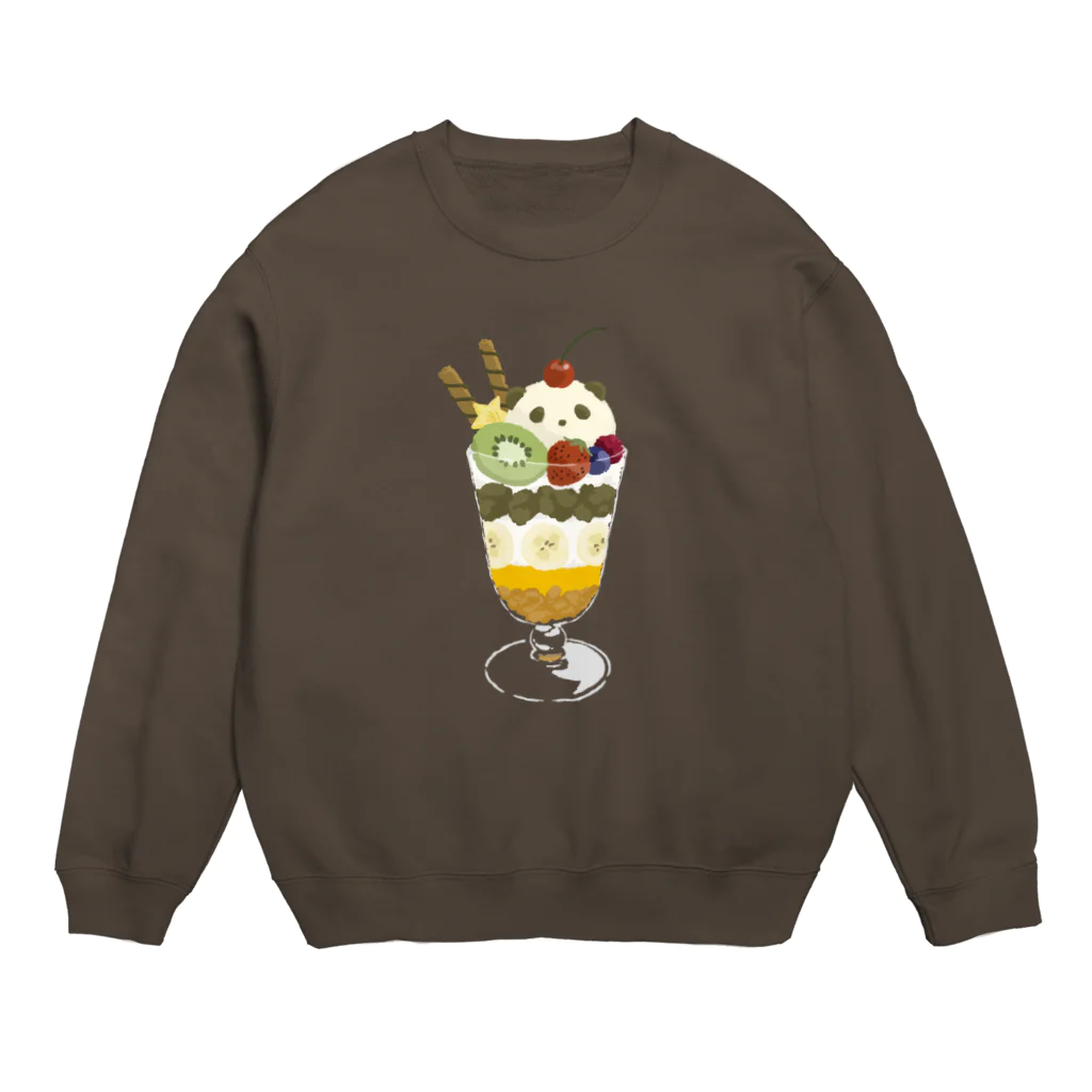 しいくいんのパンダのパフェ Crew Neck Sweatshirt