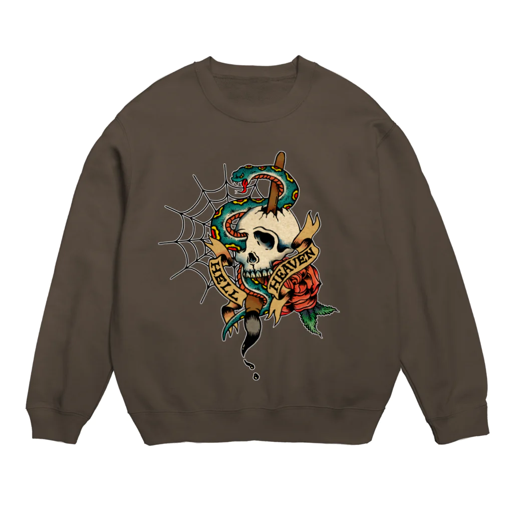 MackToons A.K.A カキ天のDrawing Hell Crew Neck Sweatshirt