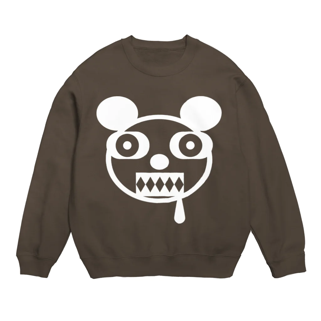 3rd Shunzo's boutique熊猫屋 の暴食おおくまねこ Crew Neck Sweatshirt