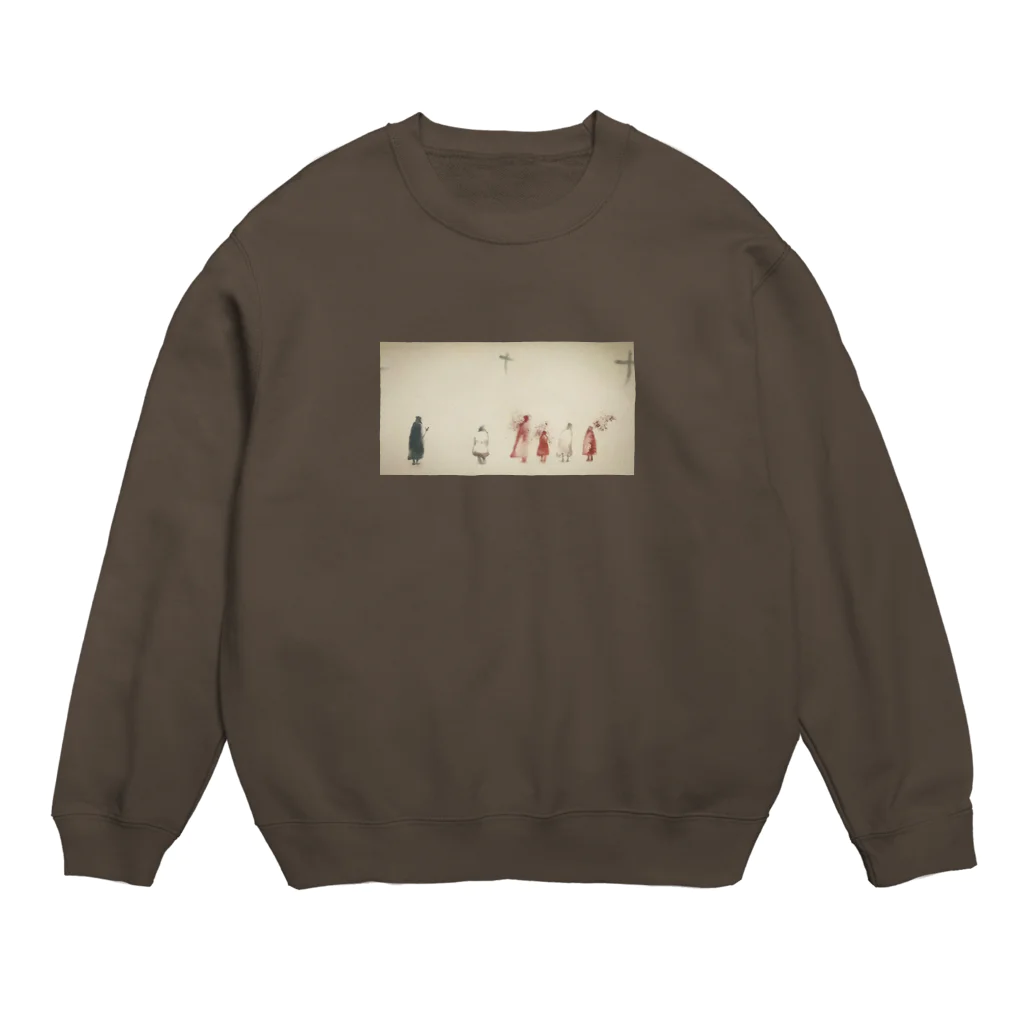 Shunicoの陽性　陰性 Crew Neck Sweatshirt