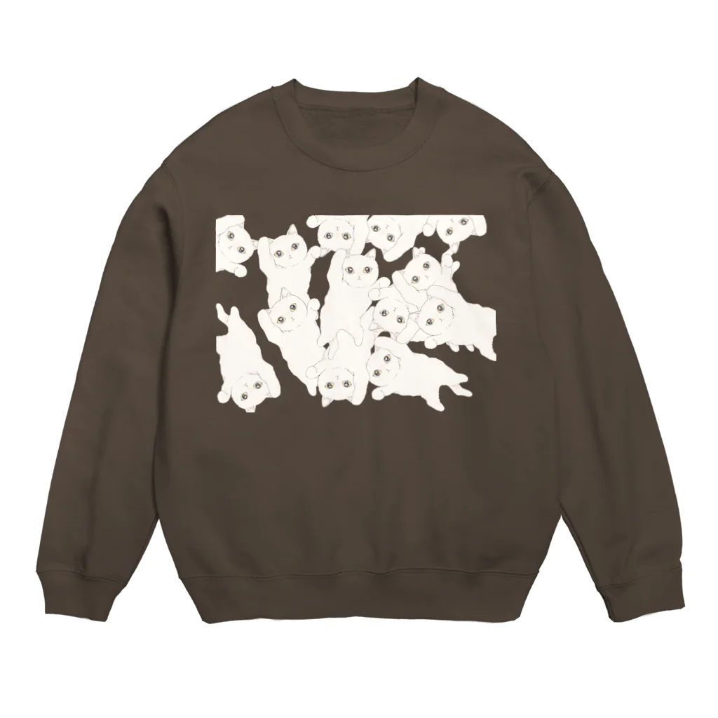 たまむすびの猫まみれ Crew Neck Sweatshirt