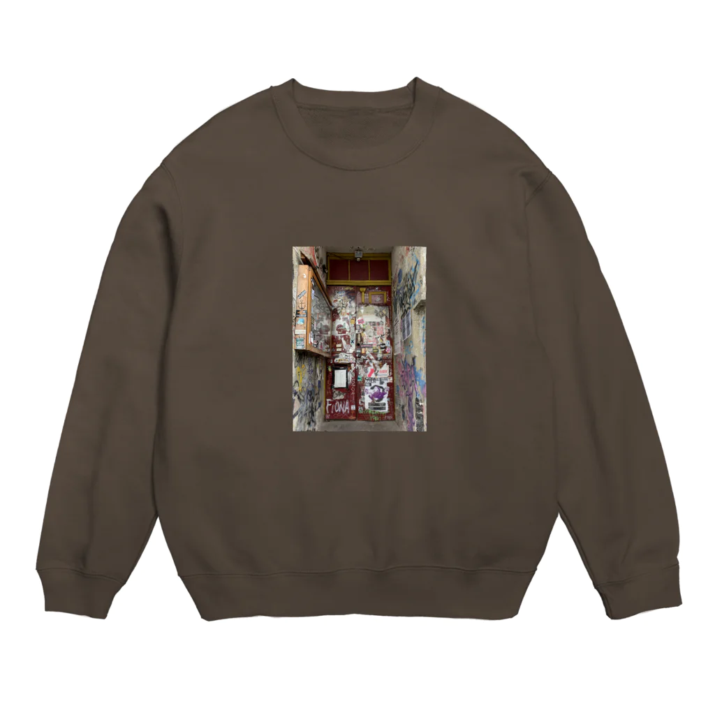 佐々木のベルリンの廃墟 Crew Neck Sweatshirt