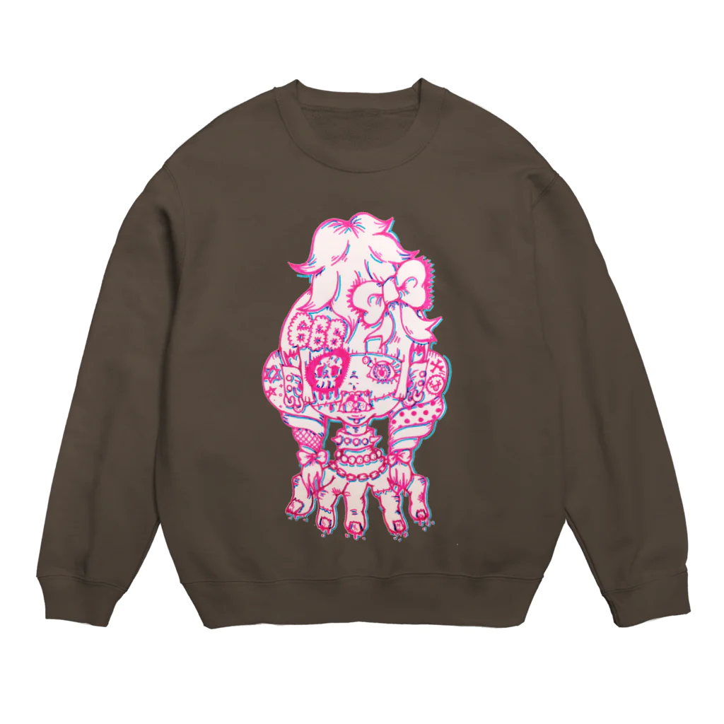 chane_clo2のてってちゃん Crew Neck Sweatshirt