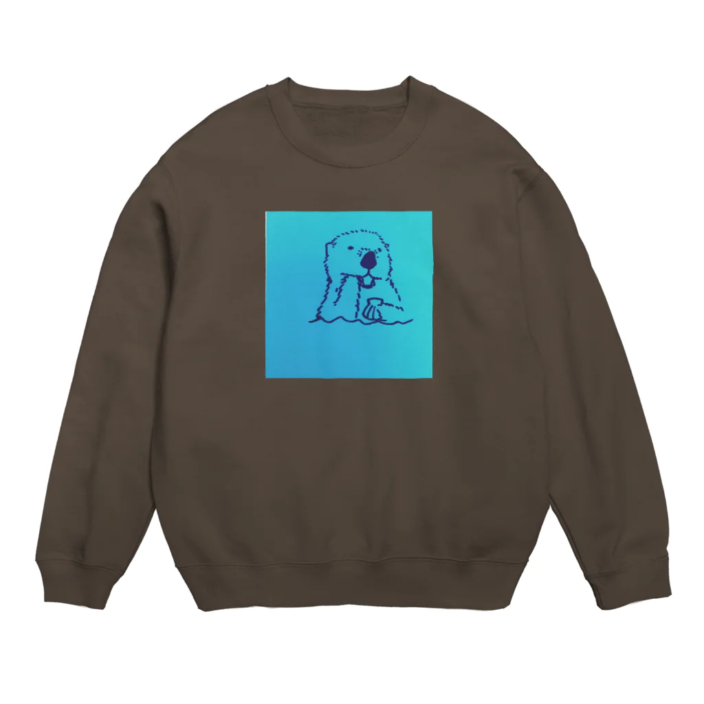 anapoのラッコさん Crew Neck Sweatshirt