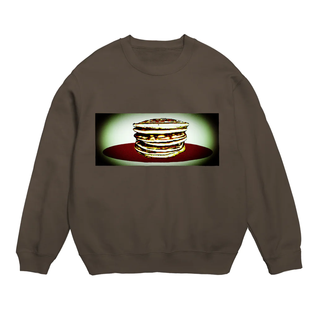 ちょっと夢見るわんだーらんどのどっさりパンケーキ Crew Neck Sweatshirt