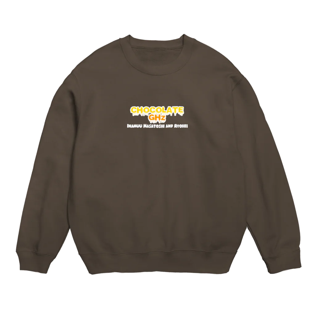 CHOCOLATE GHz グッズショップのCHOCOLATE GHz ビックロゴ Crew Neck Sweatshirt