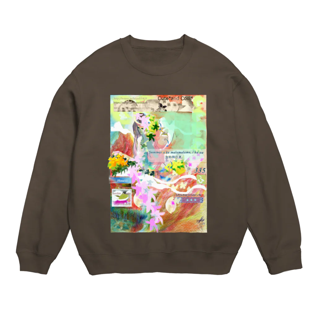 ituko*tukiyama-khの335★​月​山​い​つ​こ​作​品​●​羽和​■夏海野​★​H​i​m​e​1​5  Crew Neck Sweatshirt