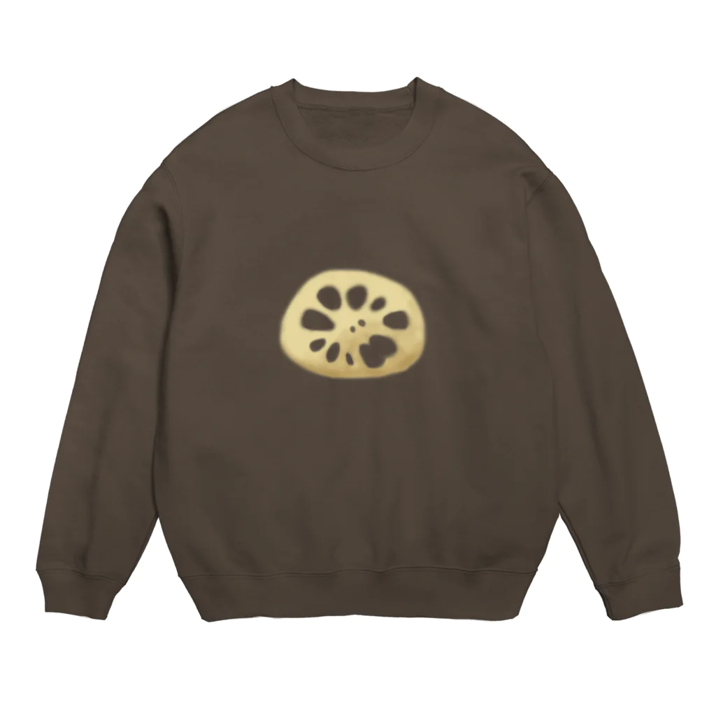 水飼 瓶魚のSIMPLE★004_れんこん Crew Neck Sweatshirt