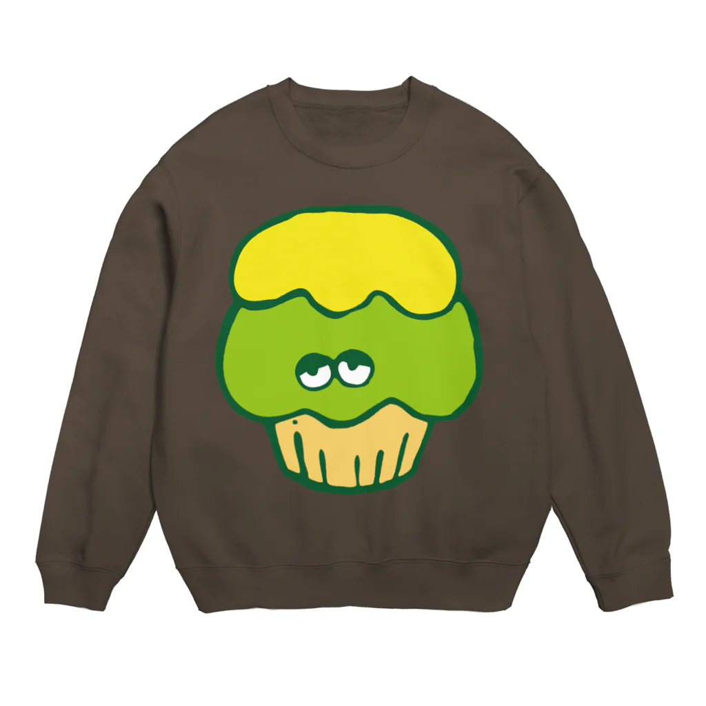 世紀末事件のかっぷけーきさん(クリームのせ) Crew Neck Sweatshirt