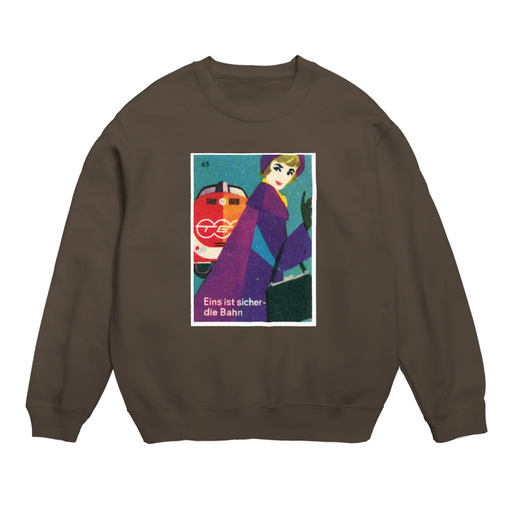 YS VINTAGE WORKSのドイツ国鉄 DB レディー３　ストール Crew Neck Sweatshirt