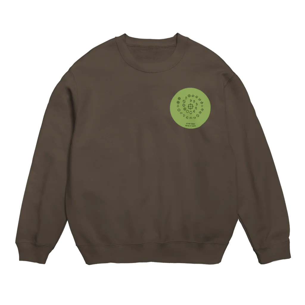 スターシード専用のスターシード専門カタカムナ第５首バージョン Crew Neck Sweatshirt