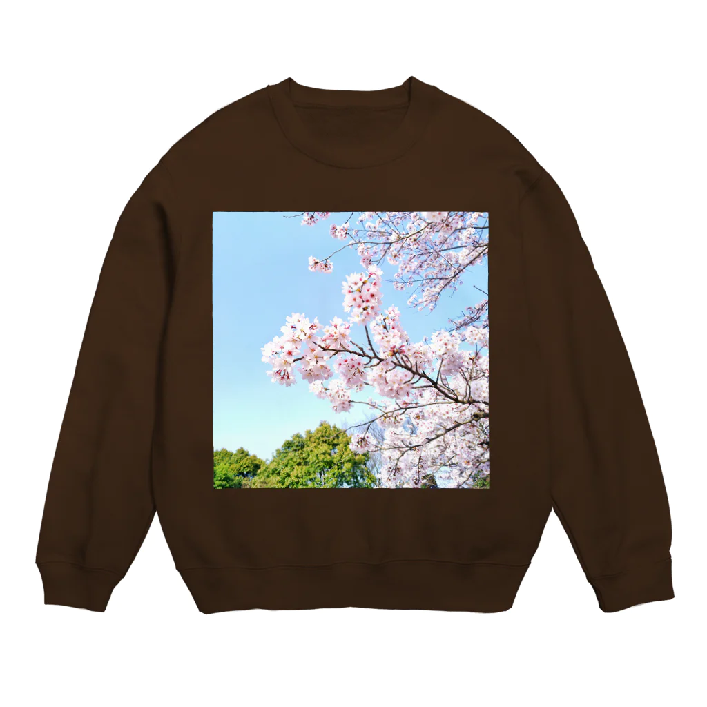 アドンの店のさくら Crew Neck Sweatshirt