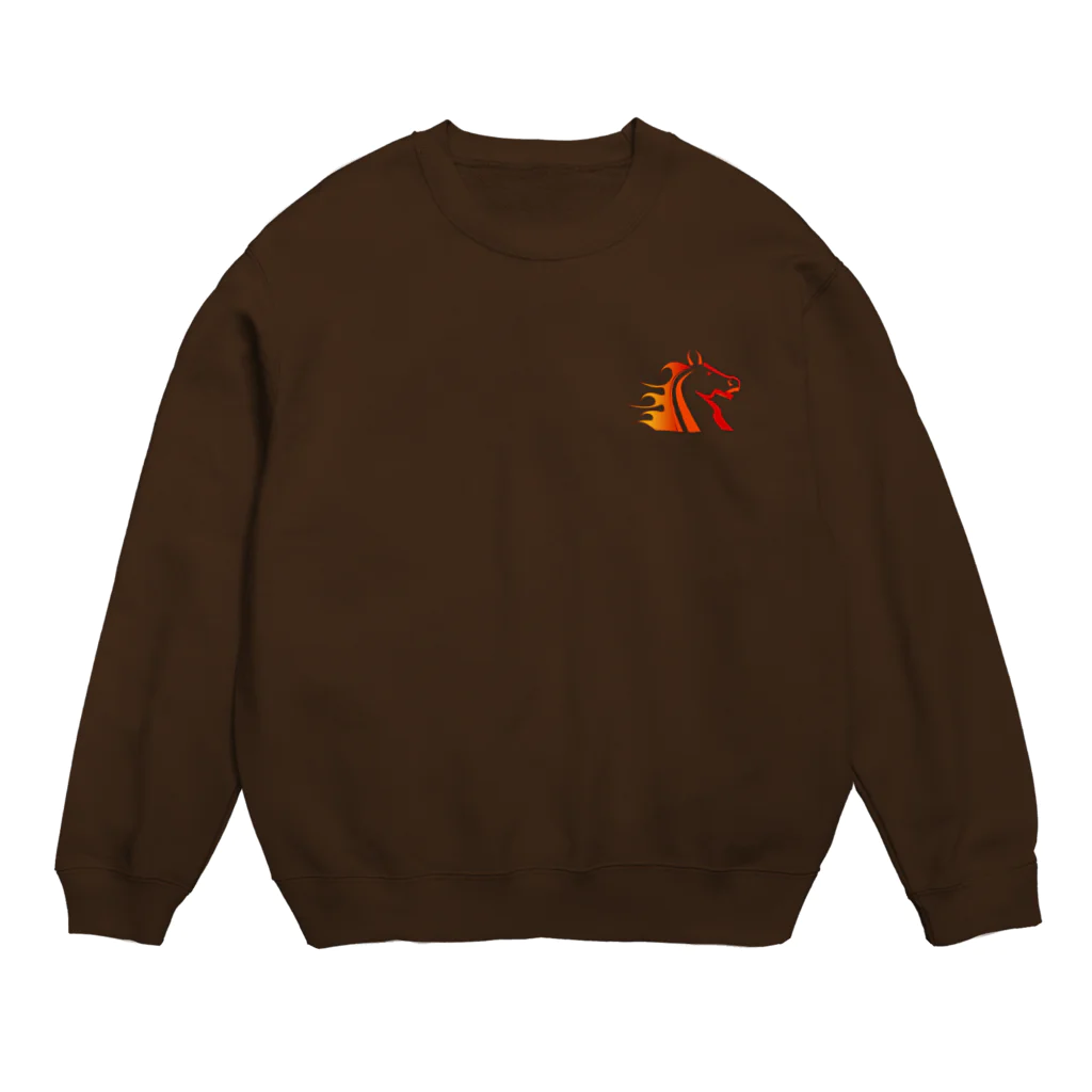 BBdesignの馬６ Crew Neck Sweatshirt