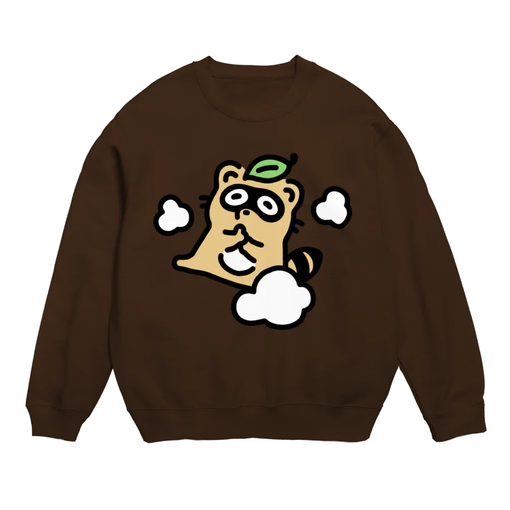 おもかわ〜おもしろい・かわいい専門店〜のトミゾーくん変化の術 Crew Neck Sweatshirt