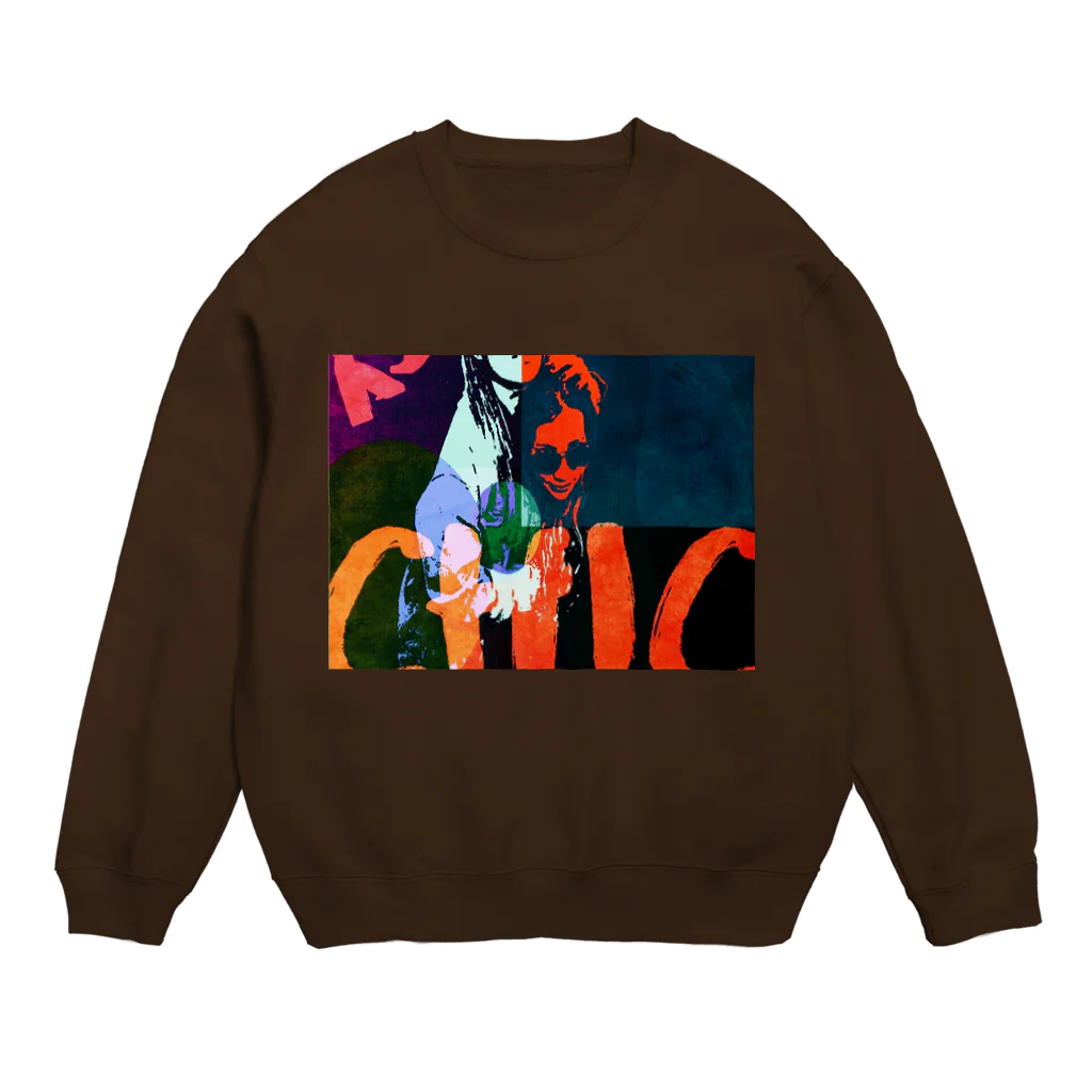 NAOKI1220の Liberオリジナルロック Crew Neck Sweatshirt