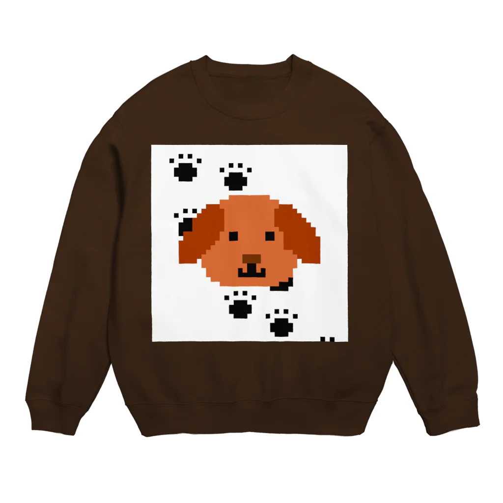 メガネさんの犬 Crew Neck Sweatshirt