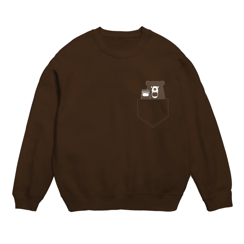 さくら もたけの食うぞ_茶くまver. Crew Neck Sweatshirt