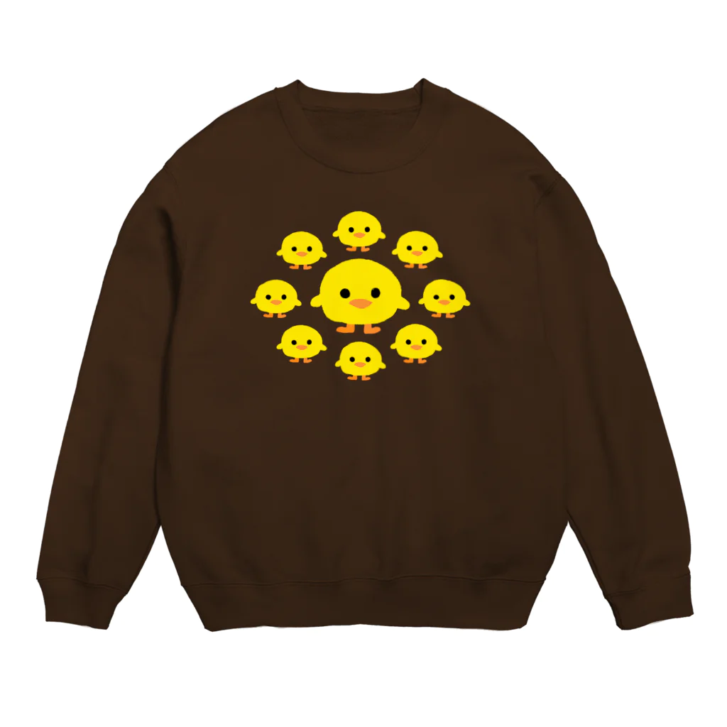 ちびもりのひよこ日和💗 Crew Neck Sweatshirt