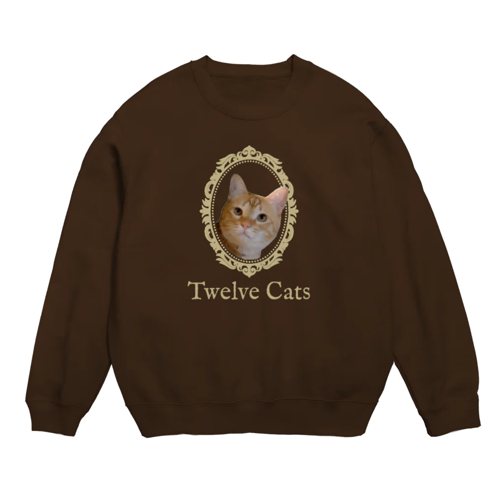 Twelve CatsのエンブレムⅡ Crew Neck Sweatshirt