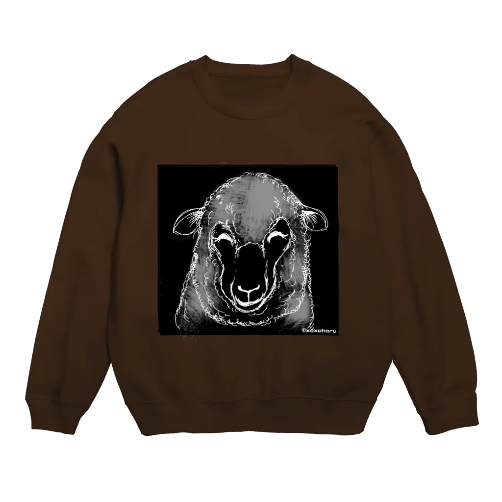  HAPPY OHARU Design2のA.N.I.M.A.L~羊~sweat Crew Neck Sweatshirt