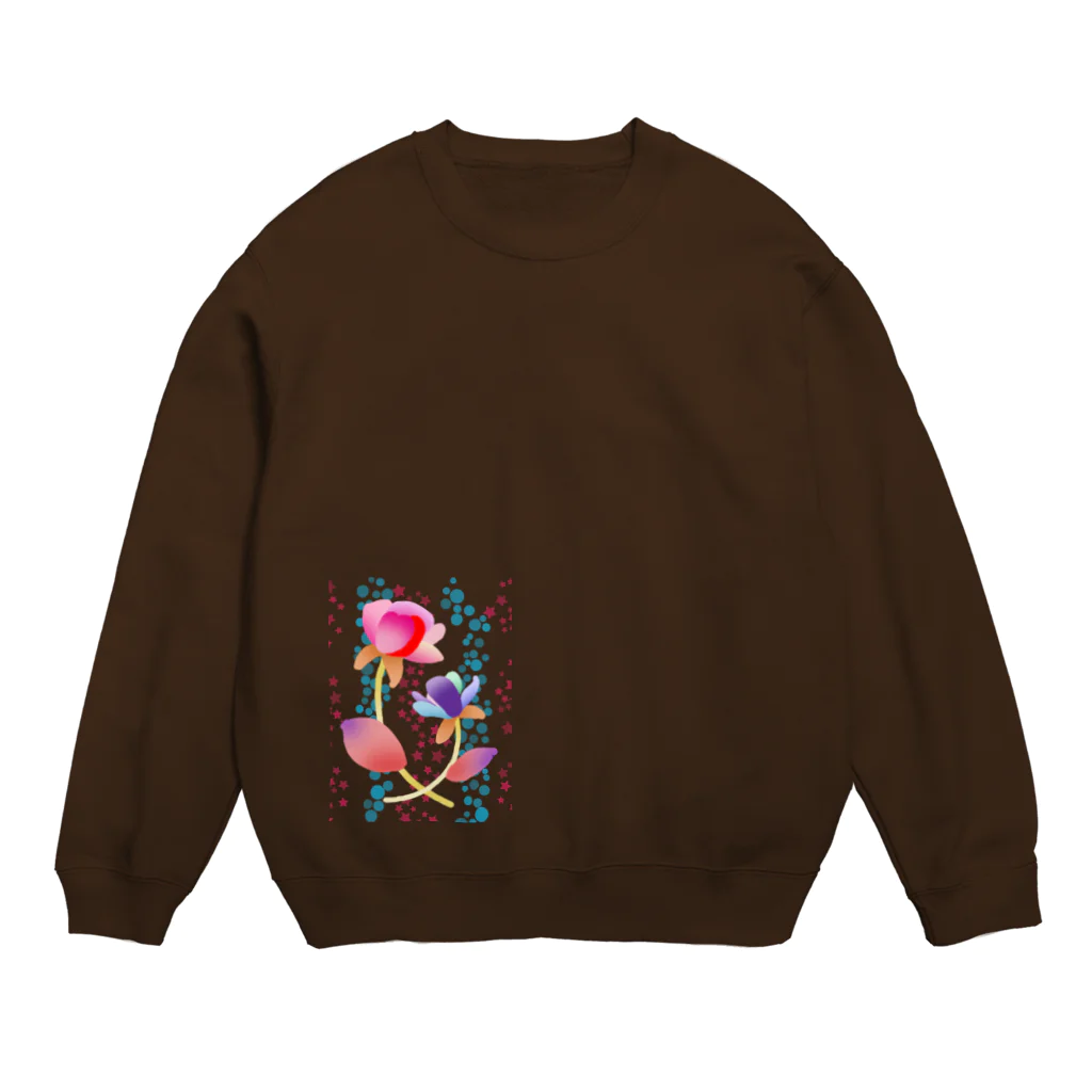 yaiの花に星🌟 Crew Neck Sweatshirt