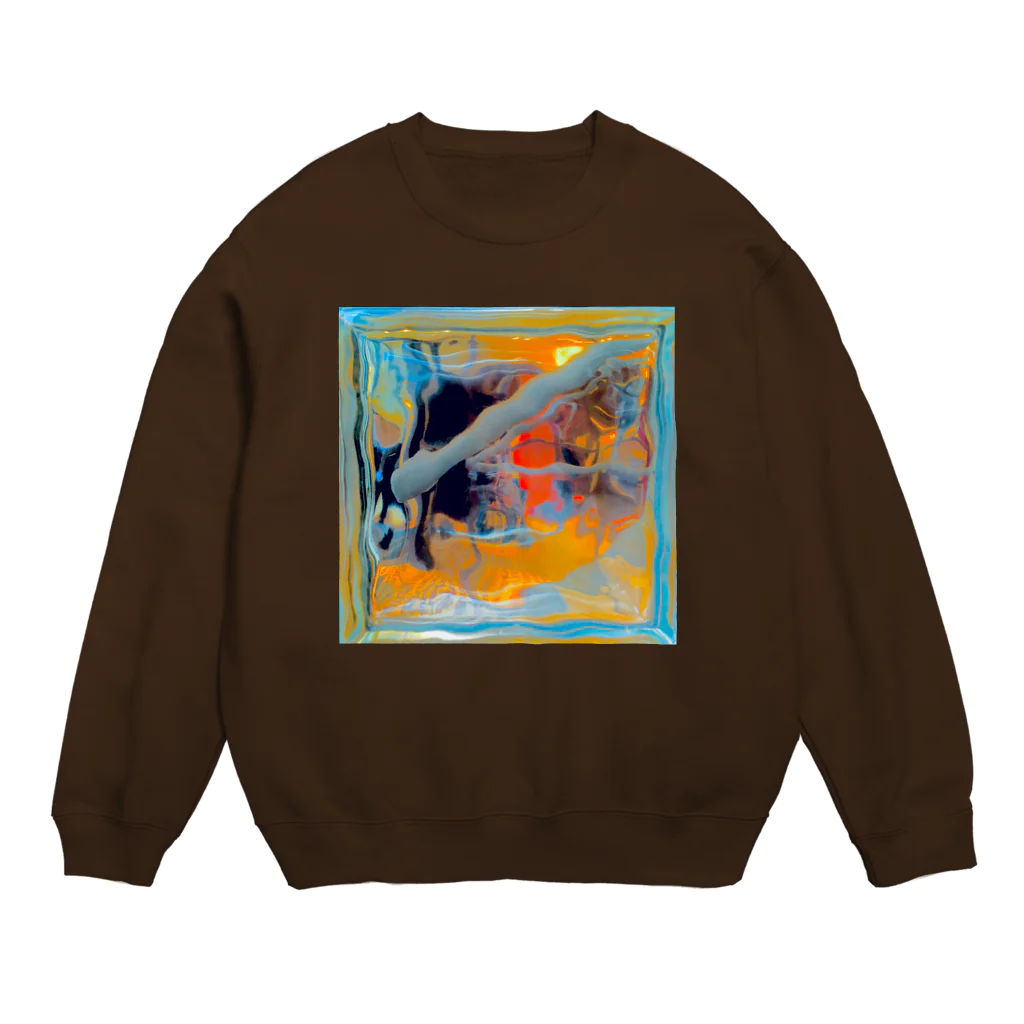 33GaMaのyellow pool Crew Neck Sweatshirt