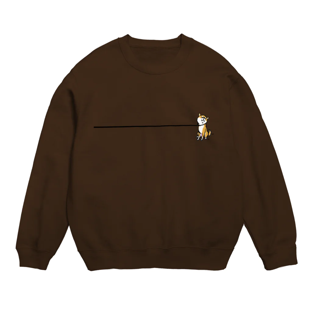 真希ナルセ（マキナル）のイヤイヤ柴犬（赤柴） Crew Neck Sweatshirt