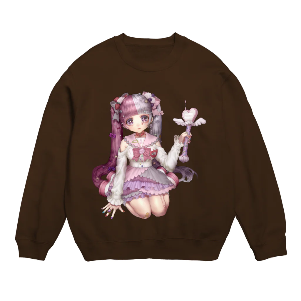 半熟おとめの魔法少女おとめちゃん Crew Neck Sweatshirt