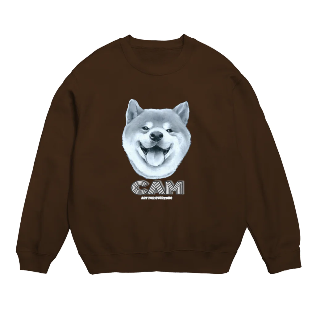 アトリエ チョークアートmili のチョークアート シバさん Crew Neck Sweatshirt