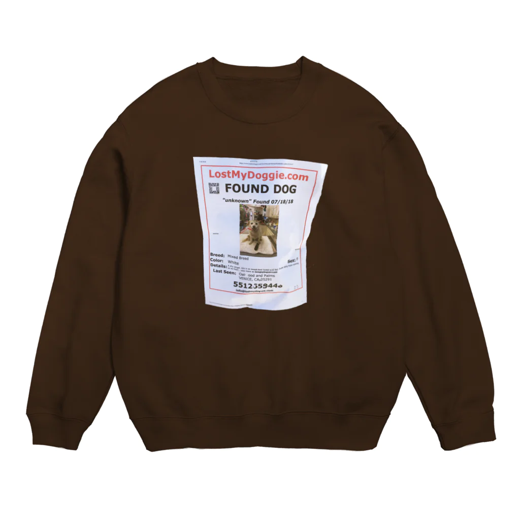 unknown_objectのMissing dog Crew Neck Sweatshirt